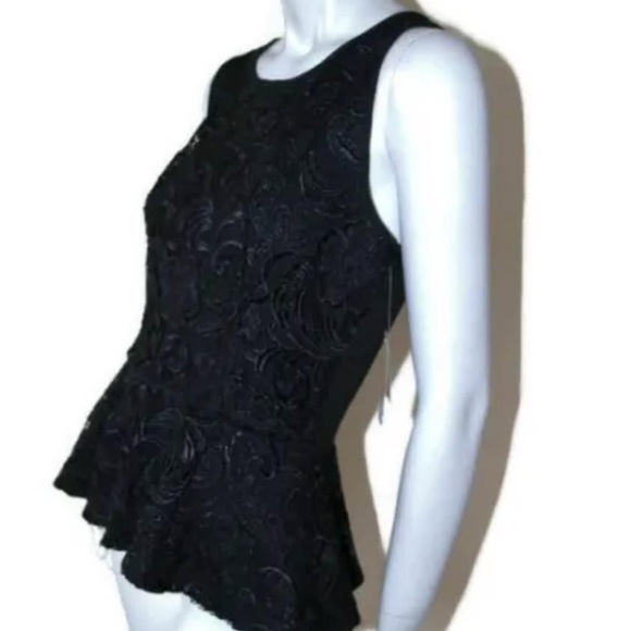 INC International Concepts Lace Peplum Tank Top - Picture 1 of 5